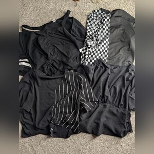Black And White XL Crop Top Bundle